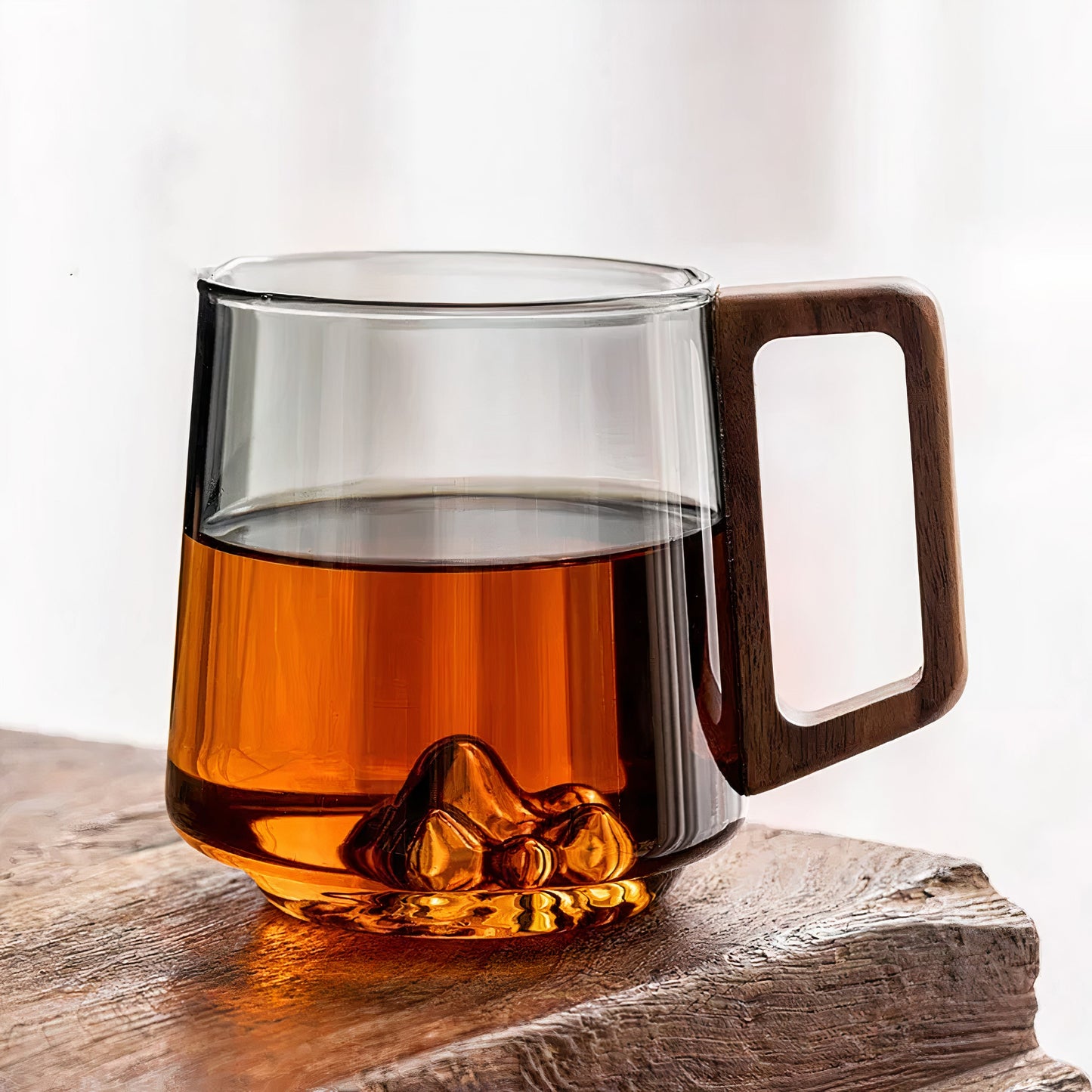 Smokey Gray Glass Coffee Cups