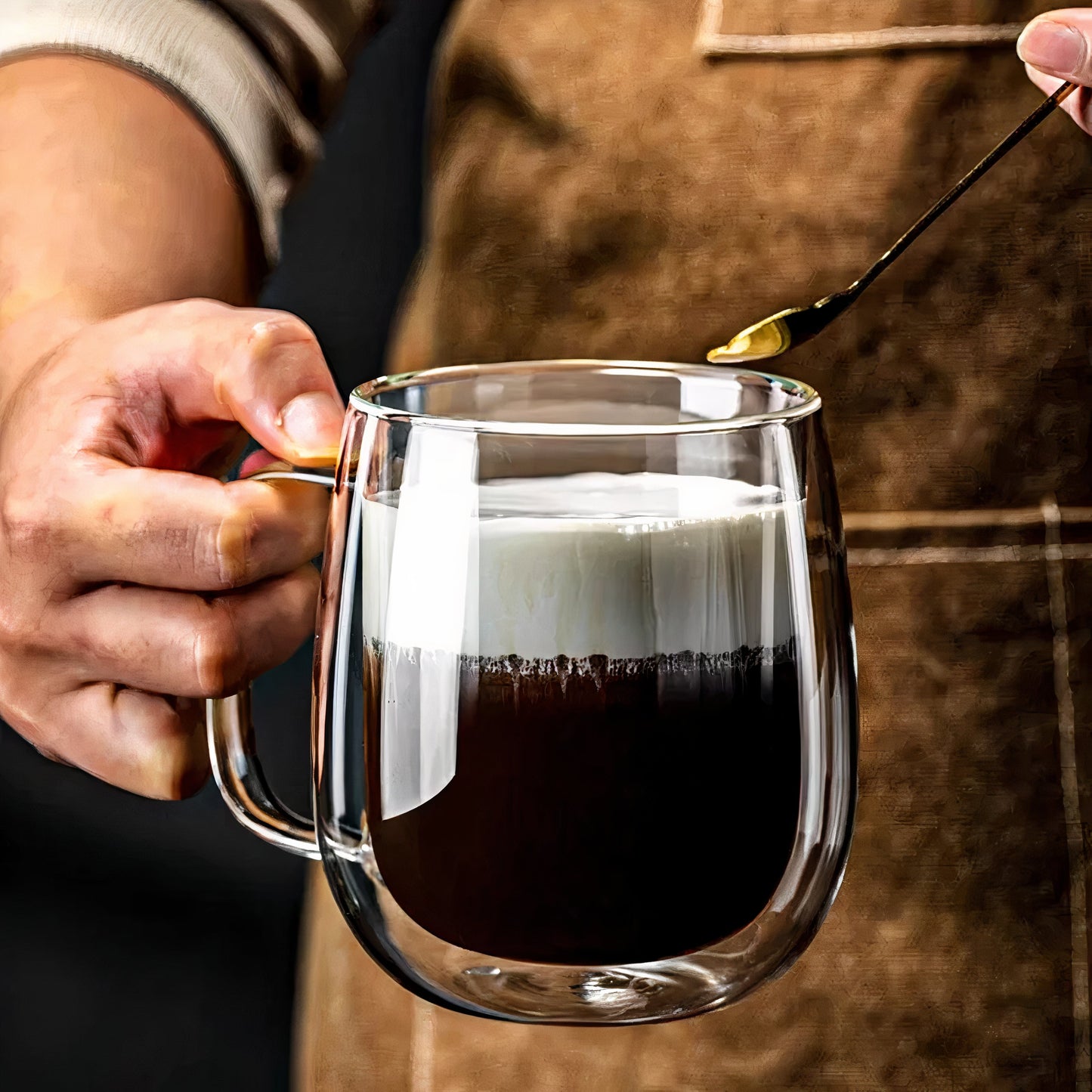 Double Walled Glass Coffee Cups
