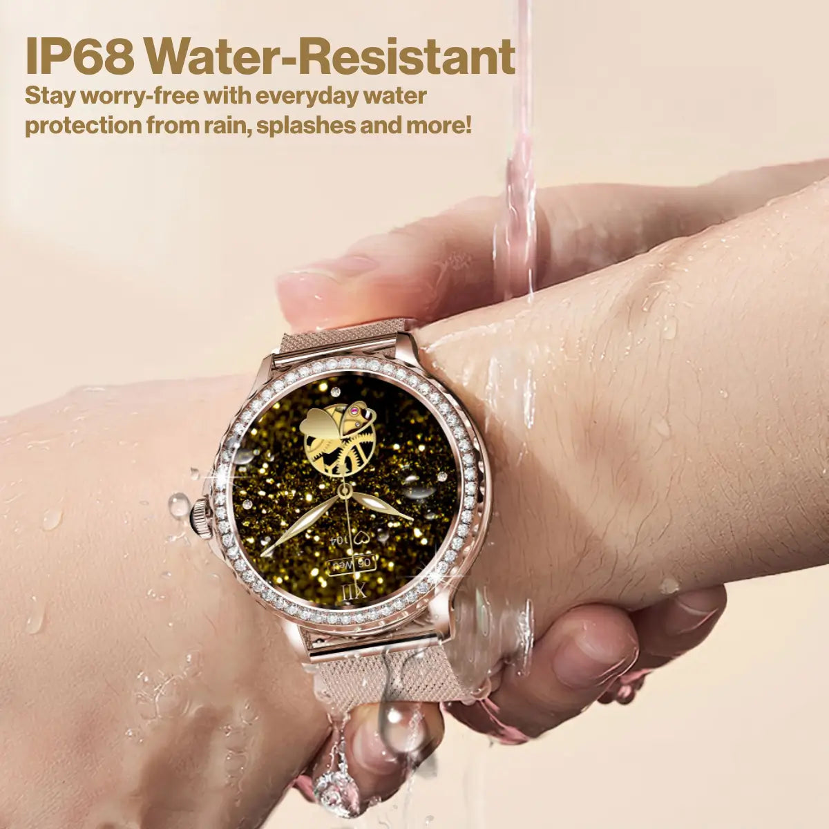 waterproof smartwatch for ladies