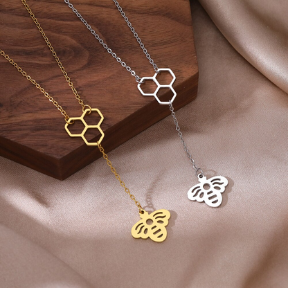 DaintyLily™ Bee & Hive Necklace