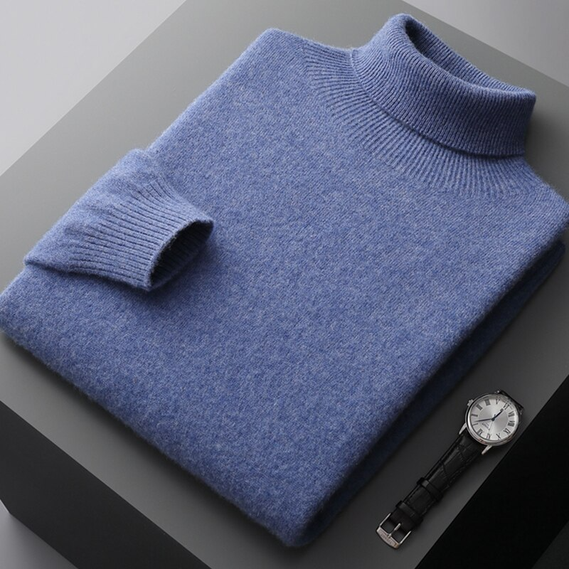 100% Merino Whitman Turtleneck