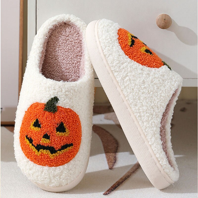 Halloween Pumpkin Slippers