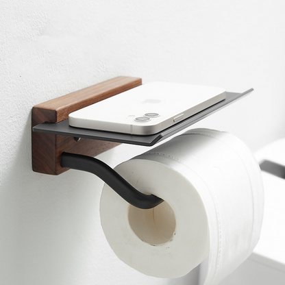 CasaFinesse™ Minimalist Wooden Toilet Paper Holder