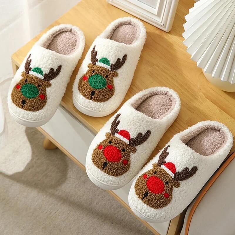 Cozy Winter Christmas Slippers