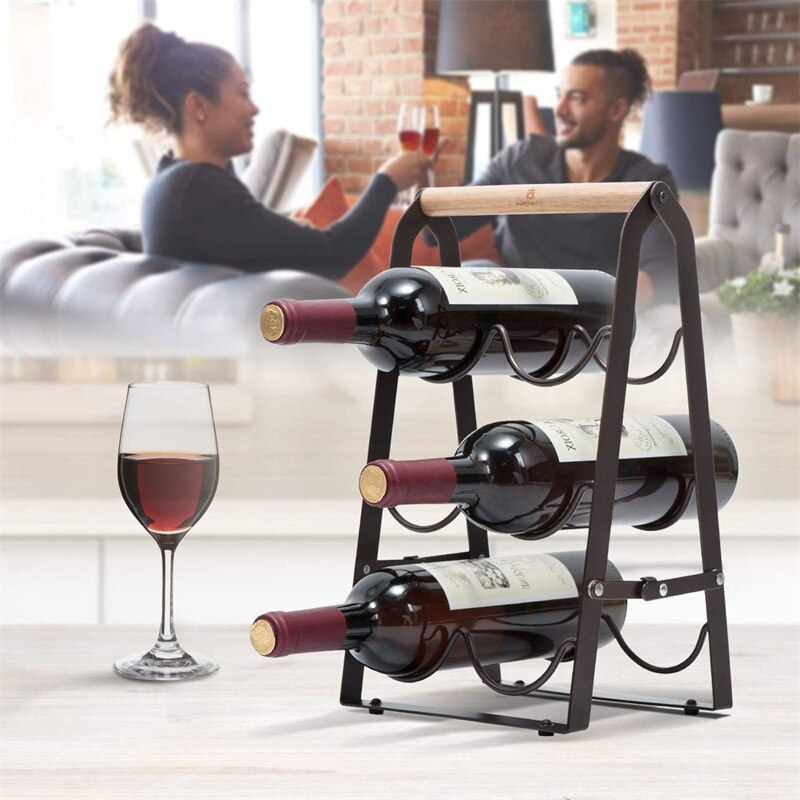 CasaFinesse™ Foldable Wine Bottle Rack