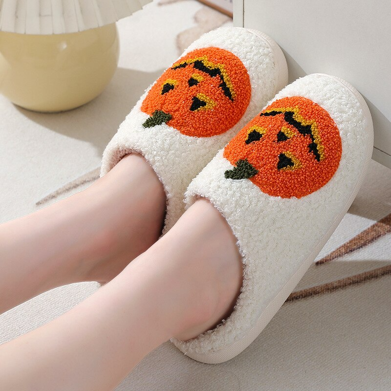 Halloween Pumpkin Slippers