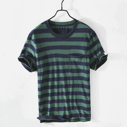 ModeMans™ Slim-Fit Stripe Cotton Shirt