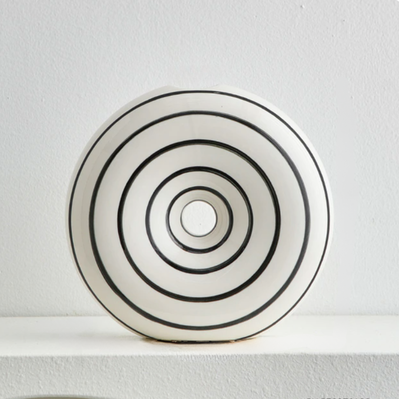 CasaFinesse™ Nordic Swirl Ceramic Vases