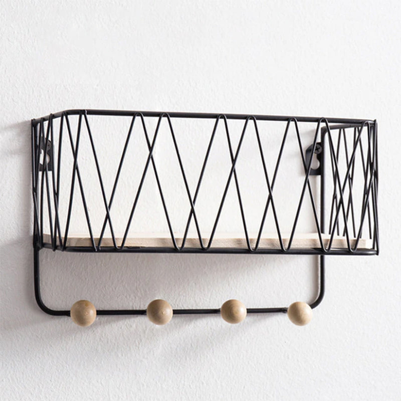 CasaFinesse™ Wall Shelves with Key Holder