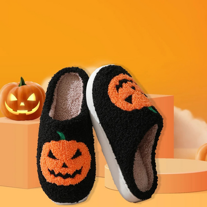 Halloween Pumpkin Slippers