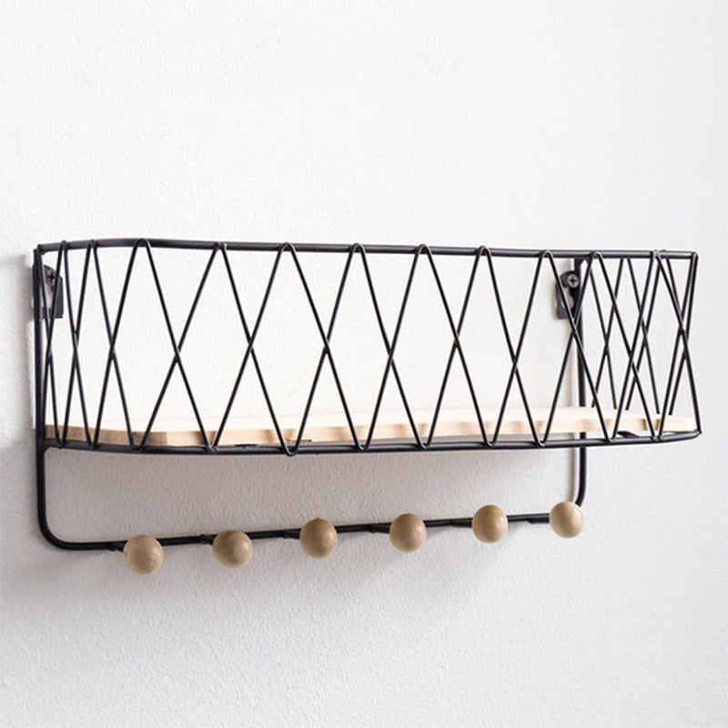 CasaFinesse™ Wall Shelves with Key Holder