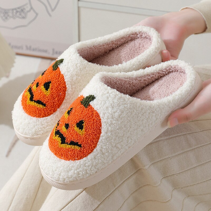 Halloween Pumpkin Slippers