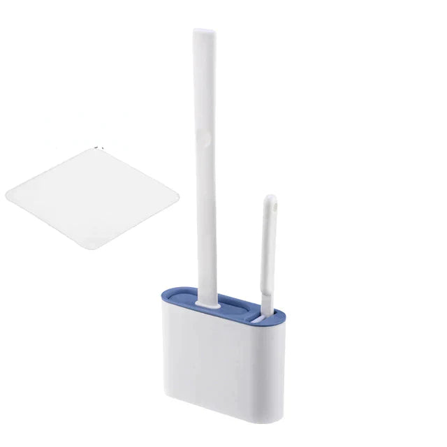 CasaFinesse™ Silicone Toilet Brush with Wall Mount