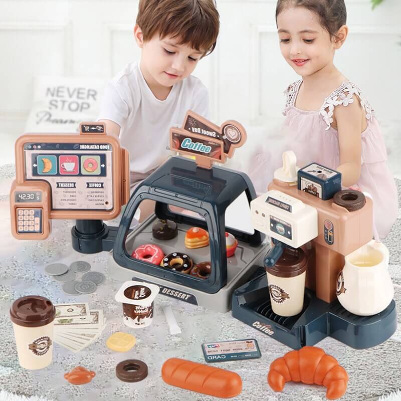 Children's Coffee & Bakery Station Toy Set