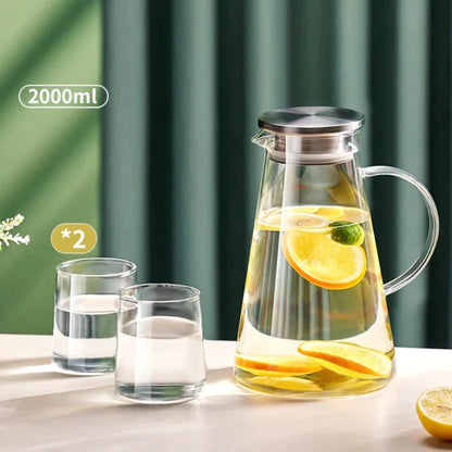 CasaFinesse™ Heat-Resistant Glass Pitcher