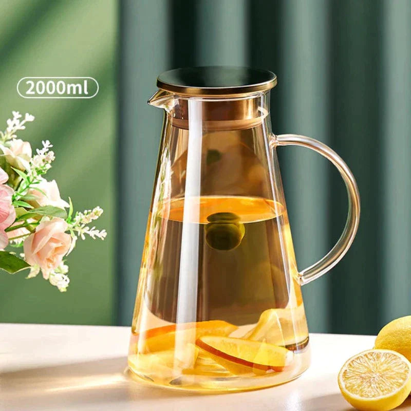 CasaFinesse™ Heat-Resistant Glass Pitcher