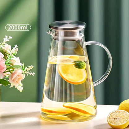 CasaFinesse™ Heat-Resistant Glass Pitcher