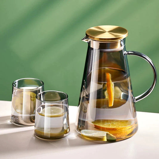 CasaFinesse™ Heat-Resistant Glass Pitcher