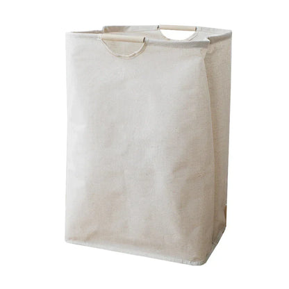 CasaFinesse™ Japanese Style Cotton Laundry Basket