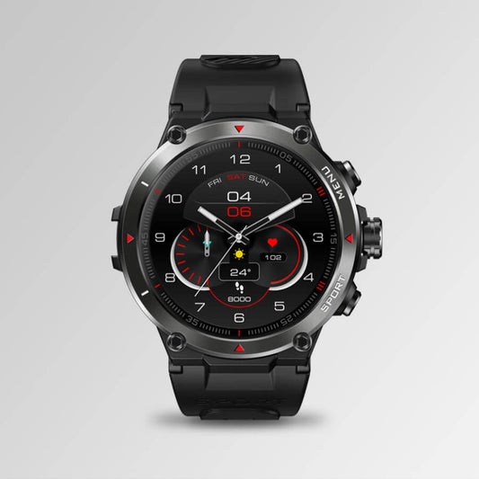 gps smartwatch in black Color