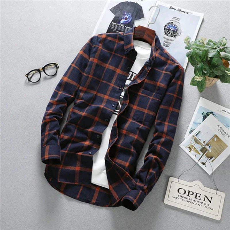 ModeMans™ Plaid Shirt