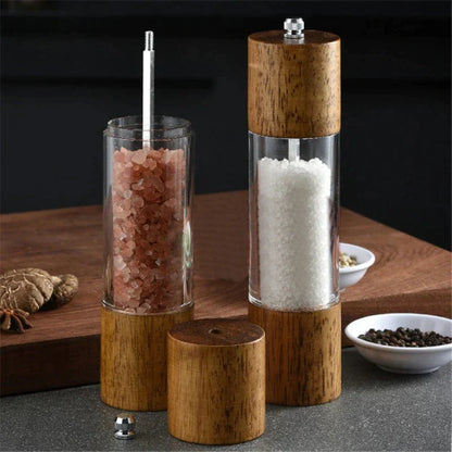 CasaFinesse™ Adjustable Wooden Pepper Mill