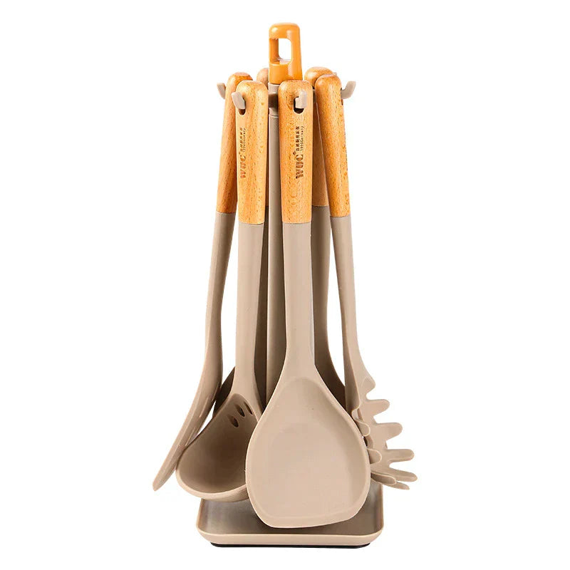 CasaFinesse™ 6pc Non-Stick Silicone Utensils