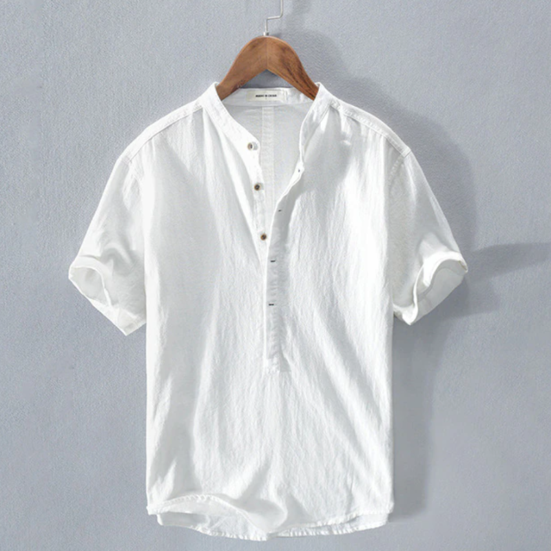 ModeMans™ Breathable Short-Sleeve Linen Shirts