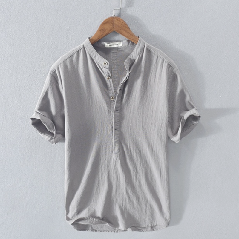 ModeMans™ Breathable Short-Sleeve Linen Shirts