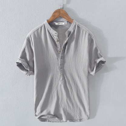 ModeMans™ Breathable Short-Sleeve Linen Shirts