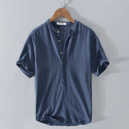 ModeMans™ Breathable Short-Sleeve Linen Shirts