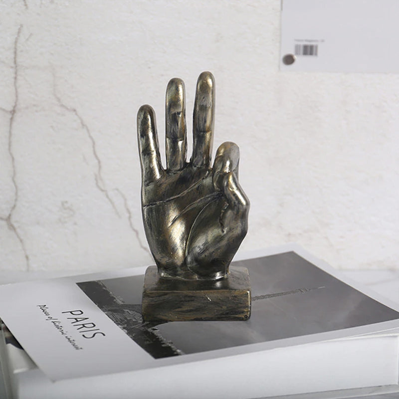 CasaFinesse™ Hand-Gesture Figurines