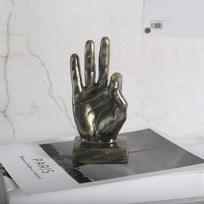 CasaFinesse™ Hand-Gesture Figurines