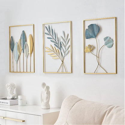 CasaFinesse™ Nordic Leaf Wall Decor