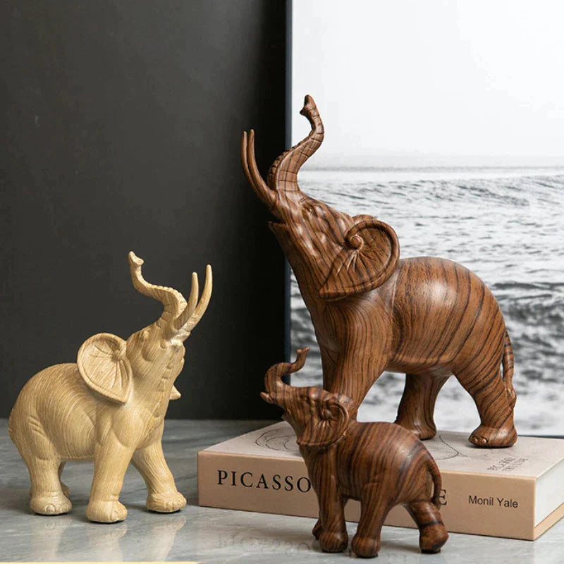 CasaFinesse™ Wooden Elephant Set