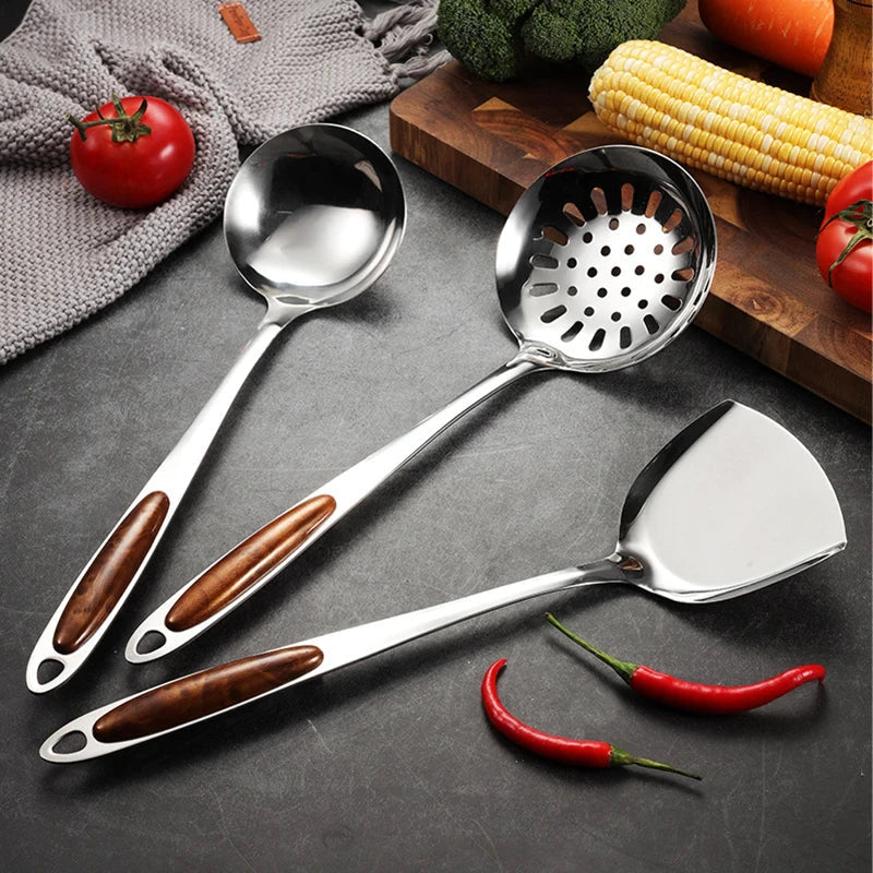 CasaFinesse™ 7pc Stainless-Steel Cooking Utensils