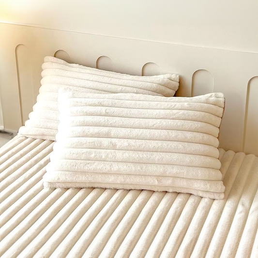 2x Pillow Cases for Fitted Bed Set