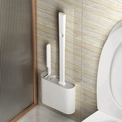 CasaFinesse™ Silicone Toilet Brush with Wall Mount