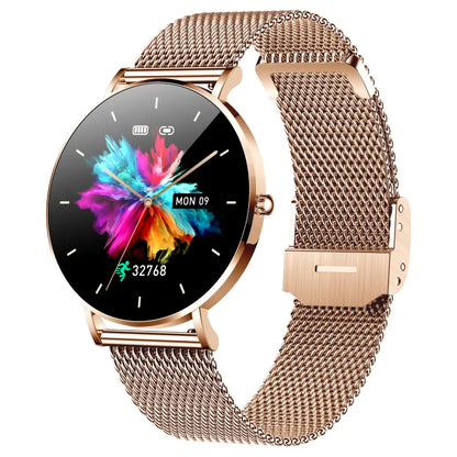 rose gold smartwatch for ladies