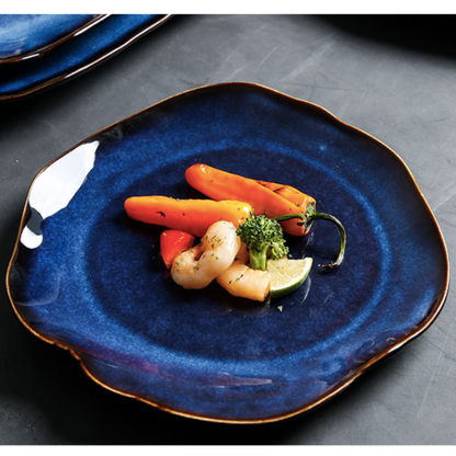 CasaFinesse™ Luxury Ceramic Blue Plates