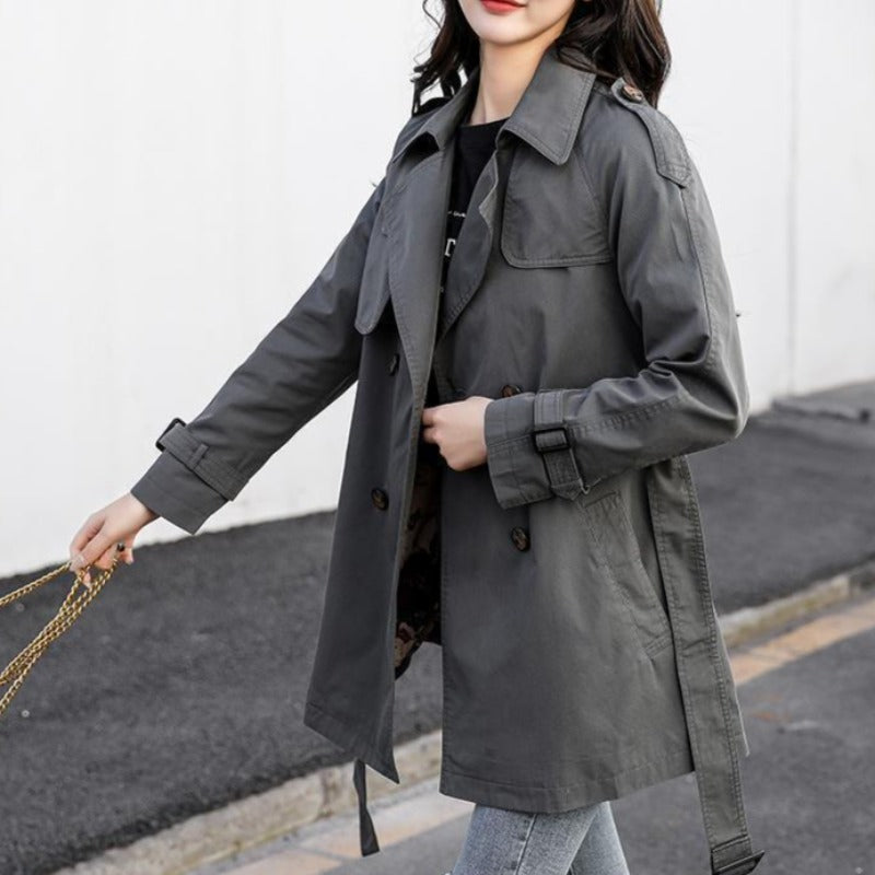 MuseWear™ Classic Belted Trench Coat