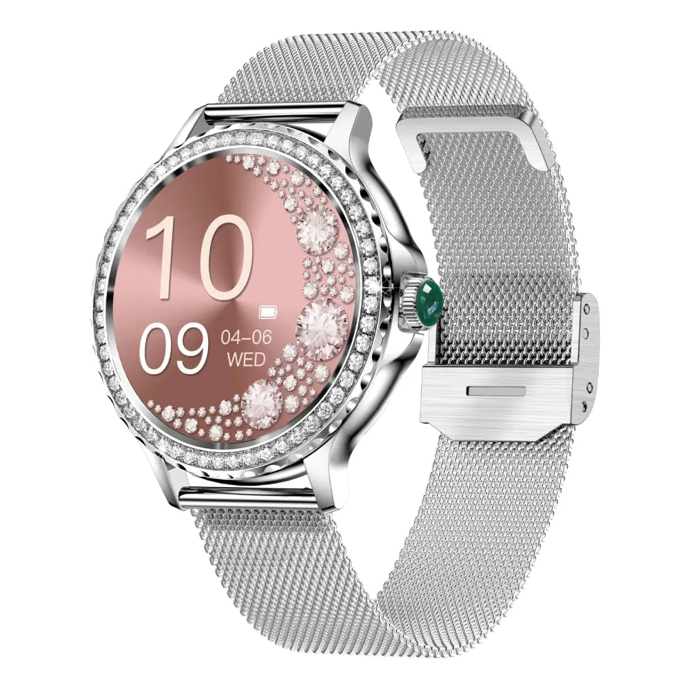 silver smart watch ladies