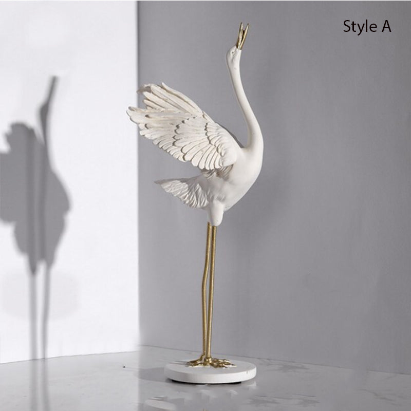 CasaFinesse™ Modern Crane Figurines