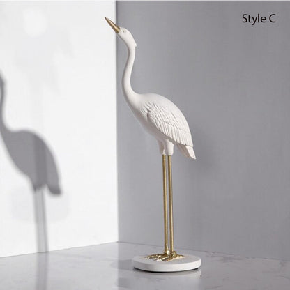 CasaFinesse™ Modern Crane Figurines