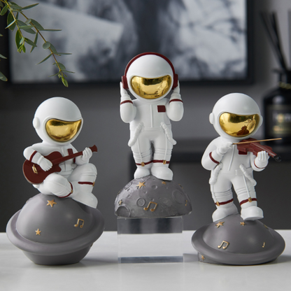 CasaFinesse™ Astronaut Musician Figurines